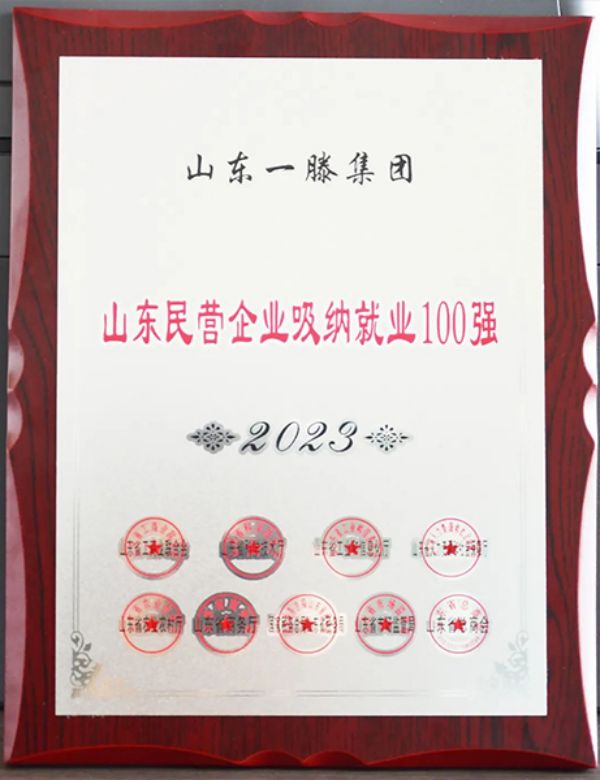 祝賀 | 山東一滕集團和一滕新材料公司分別榮獲山東民營企業(yè)“吸納就業(yè)100強”“創(chuàng)新潛力100強”