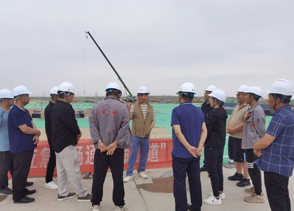 項目動態(tài)（十三）集團董事長赴寧東煤炭儲運基地調(diào)度項目進展